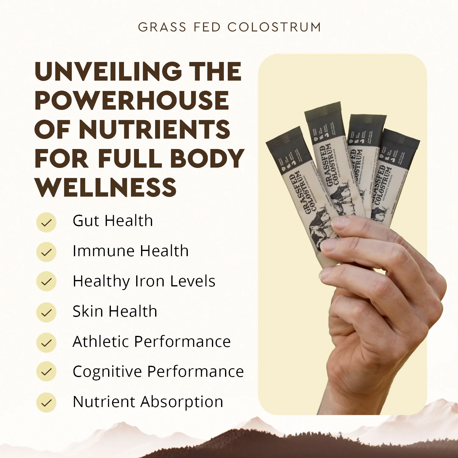 Grass Fed Beef Colostrum Stick Packs - Image 5